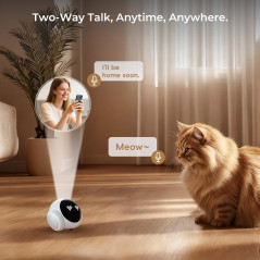 Magic S1 1080P Indoor Security Robot Camera with App & Night Vision