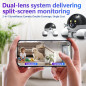 Wi-Fi Mobile Patrol Robot Camera with Night Vision, Two-Way Audio, Remote Control & 64GB Storage for Pet & Elderly Monit Wi-Fi Mobile Patrol Robot Camera with Night Vision, Two-Way Audio, Remote Control & 64GB Storage for Pet & Elderly Monit