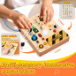 Busy Board Montessori pour Tout-Petits 1-3 Ans – Jouet Éducatif Sensoriel et Nomade pour Enfants Autistes