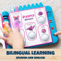 Chuckle & Roar Pop It! Colors Book – Bilingual Sensory Learning Toy with Play, Grow & Quiet Modes for Toddlers 1-4+ Chuckle & Roar Pop It! Colors Book – Bilingual Sensory Learning Toy with Play, Grow & Quiet Modes for Toddlers 1-4+
