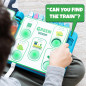 Chuckle & Roar Pop It! Livre interactif bilingue Anglais-Espagnol – Apprentissage couleurs pour tout-petits 1-4+