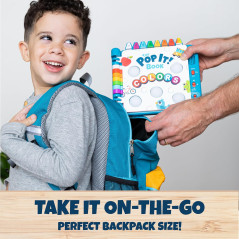 Chuckle & Roar Pop It! Livre Couleurs – Apprentissage Bilingue Enfants