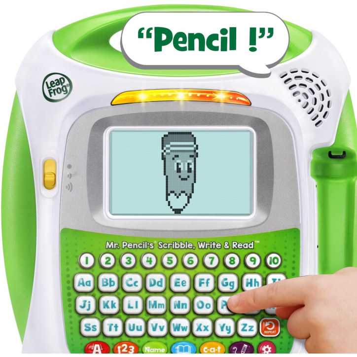 LeapFrog Mr Pencil's Scribble Write and Read Educational Toy, Green LeapFrog Mr Pencil's Scribble Write and Read Educational Toy, Green