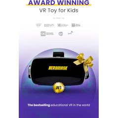 HeroMask VR Headset + Math Games for Kids 5-12 | Multiplication, Addition, Mental Math | Award-Winning Educational Toy