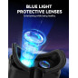 Casque VR TECKNET avec Contrôleur Bluetooth, Lentilles HD Anti-Lumière Bleue, Compatible iPhone/Samsung Casque VR TECKNET avec Contrôleur Bluetooth, Lentilles HD Anti-Lumière Bleue, Compatible iPhone/Samsung