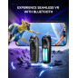 TECKNET VR Headset for Phones 4.7-7.2 with Bluetooth Controller, HD 110°FOV, Anti-Blue Light & Adjustable Gears