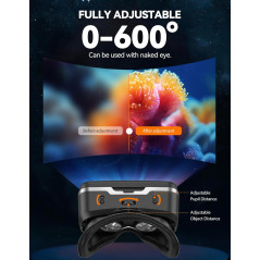 Casque VR TECKNET Bluetooth 4.7-7.2 HD Anti-Lumière Bleue