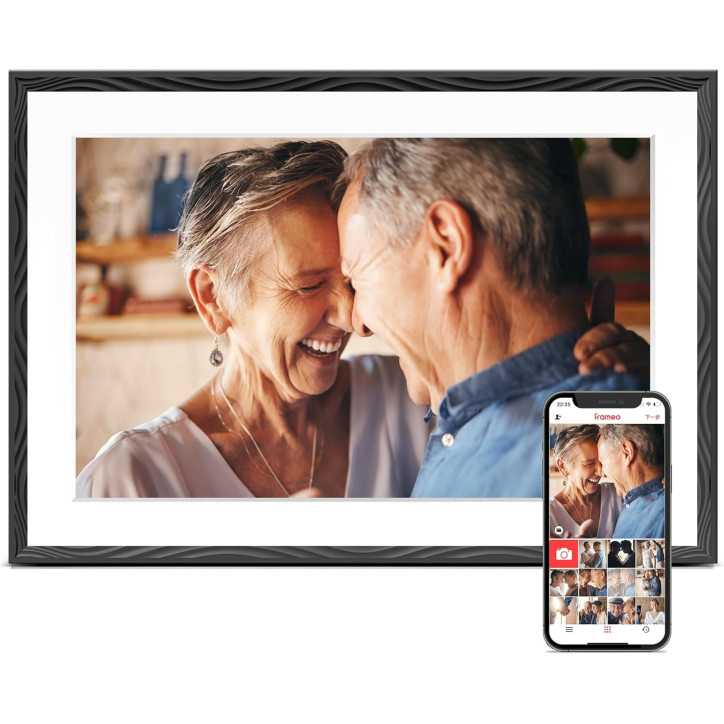 10.1 Frameo Digital Picture Frame, 32GB, WiFi, 1280x800 HD Touchscreen, Wall Mountable, Instant Sharing 10.1 Frameo Digital Picture Frame, 32GB, WiFi, 1280x800 HD Touchscreen, Wall Mountable, Instant Sharing
