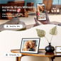 Cadre Photo Numérique 10.1'' Frameo Wifi 32GB HD 1280x800 Tactile, Mural, Rotation Auto, Cadeau Idéal Femme/Maman Cadre Photo Numérique 10.1'' Frameo Wifi 32GB HD 1280x800 Tactile, Mural, Rotation Auto, Cadeau Idéal Femme/Maman