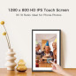 Cadre Photo Numérique 10.1'' Frameo Wifi 32GB HD 1280x800 Tactile, Mural, Rotation Auto, Cadeau Idéal Femme/Maman Cadre Photo Numérique 10.1'' Frameo Wifi 32GB HD 1280x800 Tactile, Mural, Rotation Auto, Cadeau Idéal Femme/Maman