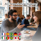 AI Smart Glasses with Color-Change Lenses, Bluetooth, Voice Assistant & 160+ Languages Translator for Travel & Meetings AI Smart Glasses with Color-Change Lenses, Bluetooth, Voice Assistant & 160+ Languages Translator for Travel & Meetings