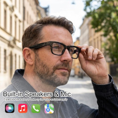 AI Smart Glasses with Color-Change Lenses & 160+ Language Translator