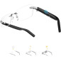 Rimless Smart Glasses with Bluetooth Speaker, Voice Control, Photochromic UV Protection & Remote Photo Capture Rimless Smart Glasses with Bluetooth Speaker, Voice Control, Photochromic UV Protection & Remote Photo Capture
