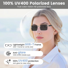 Lunettes Intelligentes Sans Monture Bluetooth & Commande Vocale