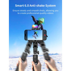 AOCHUAN Stabilisateur Smartphone 4-en-1 avec Suivi Auto