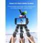 AOCHUAN M1 Pro 4-in-1 Smartphone Gimbal Stabilizer with 360° Rotation, Face Tracking & Wireless Remote - Black AOCHUAN M1 Pro 4-in-1 Smartphone Gimbal Stabilizer with 360° Rotation, Face Tracking & Wireless Remote - Black