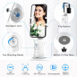 Auto Tracking Phone Holder & Tripod - 360° Smart Face & Object Tracking Selfie Stick for Vlog & Live(White) Auto Tracking Phone Holder & Tripod - 360° Smart Face & Object Tracking Selfie Stick for Vlog & Live(White)