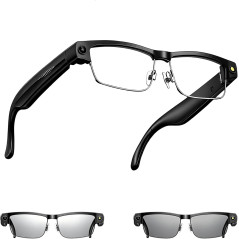 Lunettes AI avec Caméra 8MP, Traduction & Audio Open-Ear