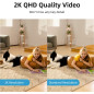 aosu 2K Indoor Security Camera, Baby & Pet Monitor, 360° View, Motion Tracking, IR Night Vision, Alexa Compatible aosu 2K Indoor Security Camera, Baby & Pet Monitor, 360° View, Motion Tracking, IR Night Vision, Alexa Compatible