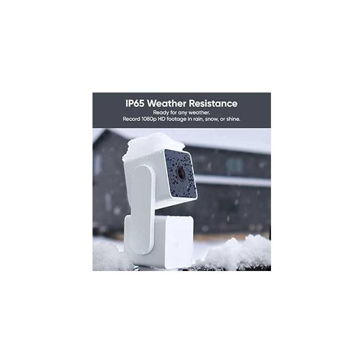 WYZE Cam Pan v3 Indoor/Outdoor 1080P IP65 Smart Security Camera, 360° Pan/Tilt/Zoom, Motion Tracking, Color Night Vision, Alexa