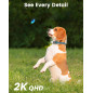 AOSU 2K Wireless Solar Security Camera Outdoor - 360° Panoramic, Human Auto Tracking, Color Night Vision AOSU 2K Wireless Solar Security Camera Outdoor - 360° Panoramic, Human Auto Tracking, Color Night Vision