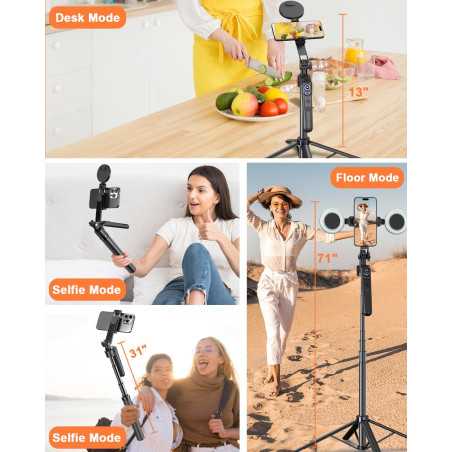Trépied 71 Auto Face Tracking pour iPhone, Android & GoPro