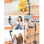 71” Auto Face Tracking Tripod with Light & Remote for iPhone, Android, GoPro – 360° Rotating Stand 71” Auto Face Tracking Tripod with Light & Remote for iPhone, Android, GoPro – 360° Rotating Stand