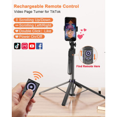 Trépied 71 Auto Face Tracking pour iPhone, Android & GoPro