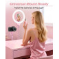 UBeesize 12 Pink Selfie Ring Light with 62 Tripod for Video Recording & Live Streaming - Phone, Camera, Webcam Compatible UBeesize 12 Pink Selfie Ring Light with 62 Tripod for Video Recording & Live Streaming - Phone, Camera, Webcam Compatible