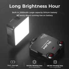 ULANZI VL-81 Bi-Color LED Video Light 3000mAh with Softbox & Mounts