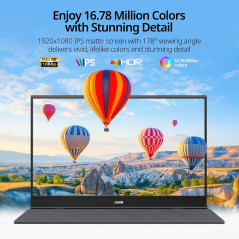MNN 15.6 FHD Portable Monitor USB-C HDMI HDR Ultra-Slim IPS Display
