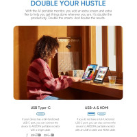 Écran Portable ARZOPA 15,6 FHD Ultra-Slim USB-C & HDMI