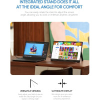 Écran portable ARZOPA 15,6 FHD 1080p Ultra-fin avec support, IPS, USB-C & HDMI pour PC, Mac, Xbox, PS5