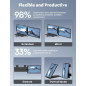 14 FHD IPS Laptop Screen Extender Dual Monitor Portable USB-C/HDMI Plug & Play for Windows/Mac/Android/PS5