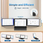 14 FHD IPS Laptop Screen Extender - Ultra-Thin Dual/Triple Monitor, HDMI/USB-C, Built-in Speakers, Portable