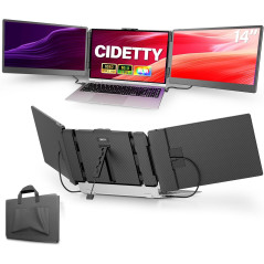 Écran Portable 14 FHD Ultra-Mince Dual/Triple Moniteur HDMI USB-C