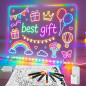 LED Note Board 16 Drawing Tablet with 6 Modes, 8 Colors, 13 Light Effects, 7 Markers & Tracing Book - Kids Gift LED Note Board 16 Drawing Tablet with 6 Modes, 8 Colors, 13 Light Effects, 7 Markers & Tracing Book - Kids Gift