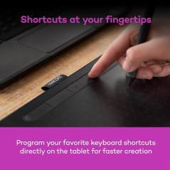 Wacom Intuos Small Drawing Tablet with Software & ExpressKeys - Black