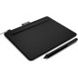 Tablette Graphique Wacom Intuos Small - 4 ExpressKeys, Logiciel Inclus, Compatible Chromebook/Mac/Win/Android, Noir Tablette Graphique Wacom Intuos Small - 4 ExpressKeys, Logiciel Inclus, Compatible Chromebook/Mac/Win/Android, Noir