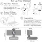 NexiGo N60 1080P HD Webcam with Microphone, Privacy Cover, USB Plug & Play for Zoom, Skype, Teams