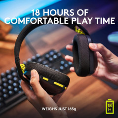 Logitech G435 Wireless Gaming Headset - Lightweight, Dolby Atmos, 18h Battery
