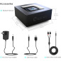 Adaptateur Audio Bluetooth Esinkin pour Streaming Musique, Compatible Smartphones, Tablettes et Home Stereo Adaptateur Audio Bluetooth Esinkin pour Streaming Musique, Compatible Smartphones, Tablettes et Home Stereo