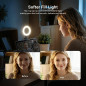NEEWER 5 Ring Light with Desk Tripod & Clip-On for Video Conferencing, Streaming, Remote Work, BR60 NEEWER 5 Ring Light with Desk Tripod & Clip-On for Video Conferencing, Streaming, Remote Work, BR60
