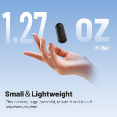 Mini Caméra 4K 128GB Portable – Enregistrement Mains Libres
