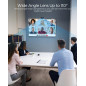 Webcam 1080P avec Microphone & Cache Confidentialité USB Plug & Play pour Appels Vidéo & Streaming