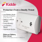 Détecteur de Monoxyde de Carbone Kidde, Alarme CO Portable à Piles avec Bouton Test-Reset et LED