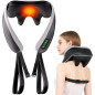 Masseur 6D pour cou et épaules, sommeil profond, shiatsu, chauffant, sans fil, soulagement douleurs, cadeau femme homme Masseur 6D pour cou et épaules, sommeil profond, shiatsu, chauffant, sans fil, soulagement douleurs, cadeau femme homme