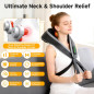 Masseur 6D pour cou et épaules, sommeil profond, shiatsu, chauffant, sans fil, soulagement douleurs, cadeau femme homme Masseur 6D pour cou et épaules, sommeil profond, shiatsu, chauffant, sans fil, soulagement douleurs, cadeau femme homme