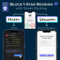 Support Carte NFC Google Review Tap | Augmentez Avis & Classement Google | Compatible iPhone & Android (1 Grand)