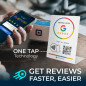 Support Carte NFC Google Review Tap | Augmentez Avis & Classement Google | Compatible iPhone & Android (1 Grand)